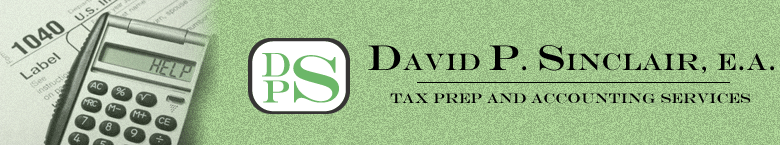 David P. Sinclair - Tax Prepe and Accounting Services